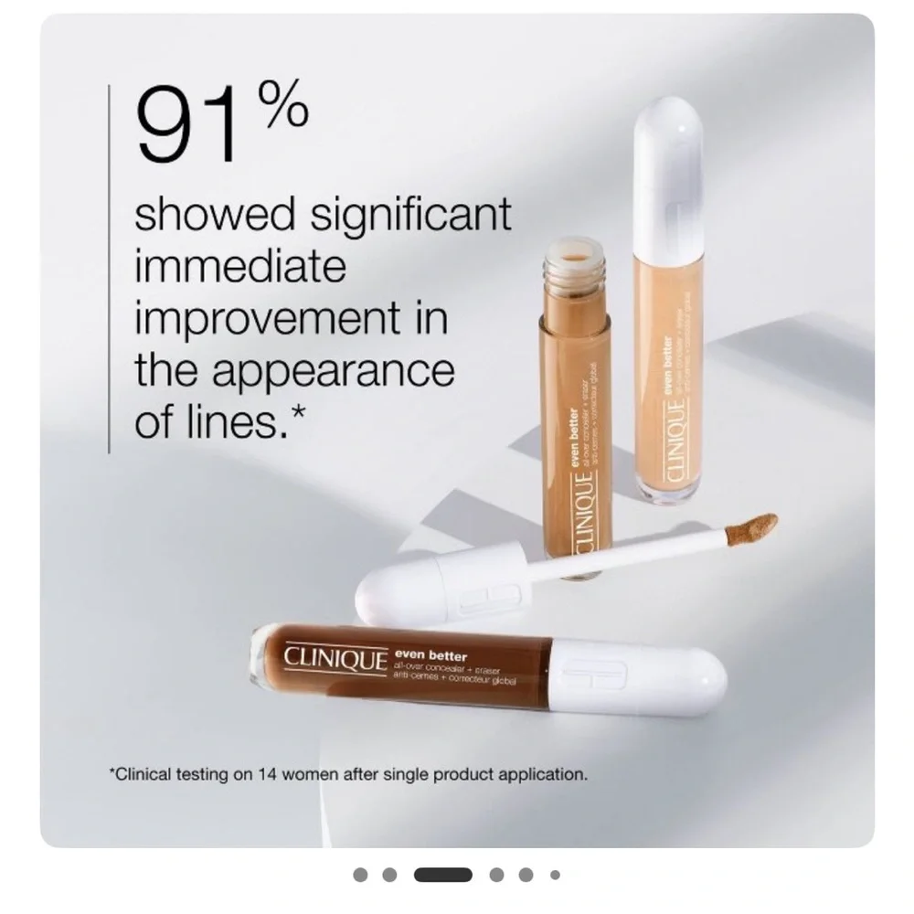 Clinique’s Even Better All-Over Concealer + Eraser  Color Corrector WN118 Amber